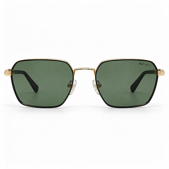 Instreet 2104.C1 Gold Renk Erkek UV400 Güneş Gözlüğü 53-19