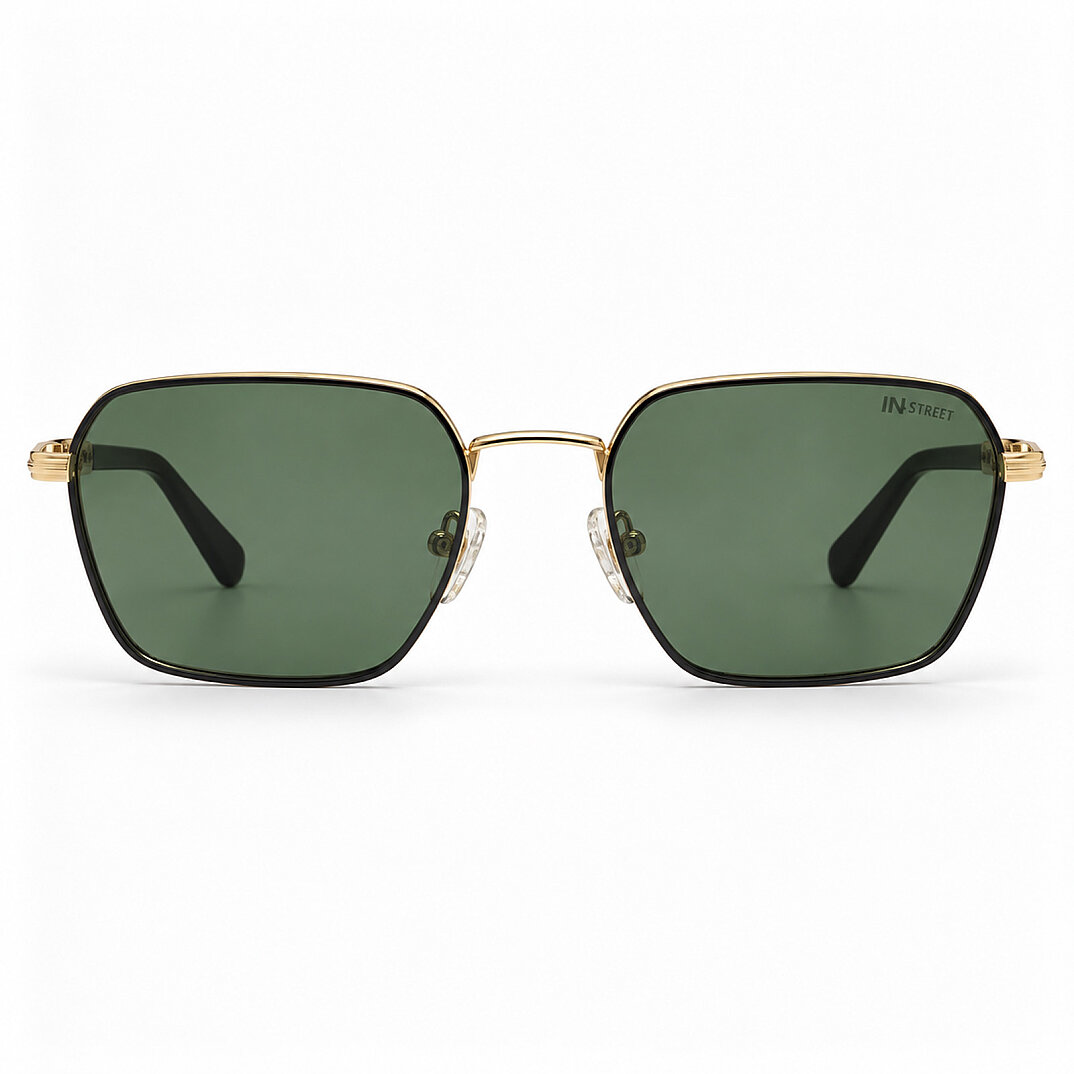 Instreet 2104.C1 Gold Renk Erkek UV400 Güneş Gözlüğü 53-19
