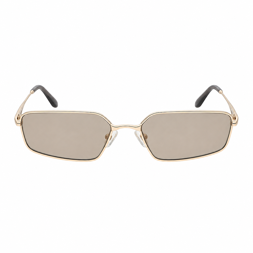 Quantum Q300.C1 Erkek UV400 Güneş Gözlüğü 58-19 – Gold Metal - 2