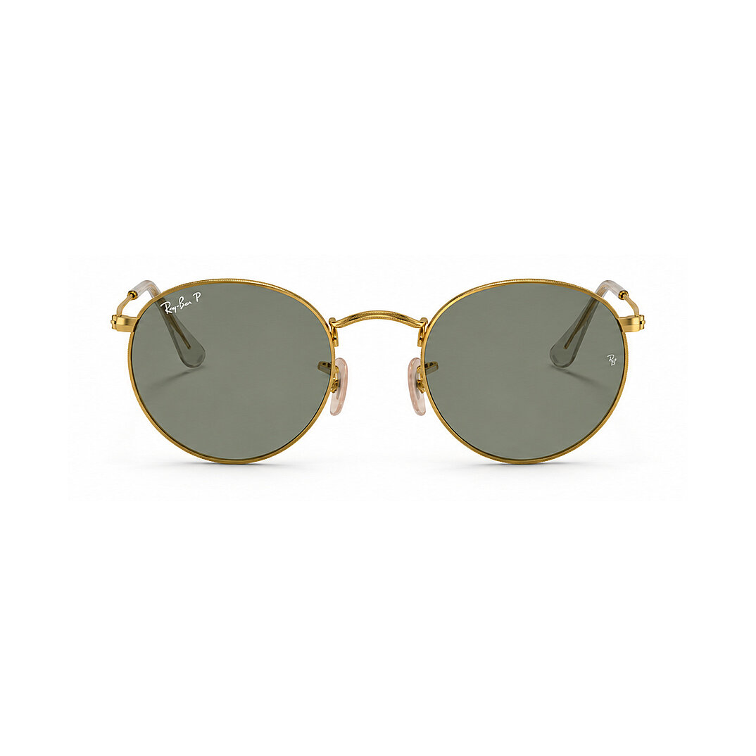 Ray-Ban RB3447 Round Metal Unisex Polarize Güneş Gözlüğü 50-21